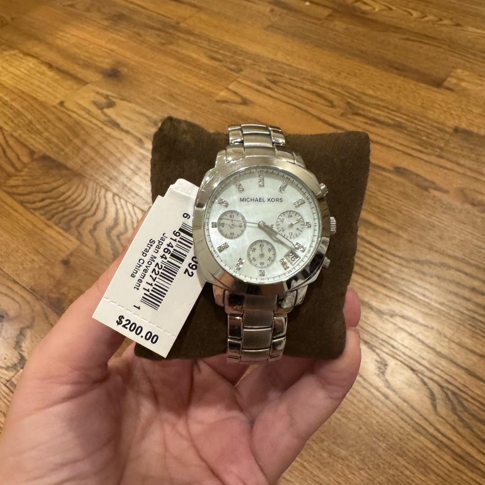 Women’s Michael Kors Silver Chronograph Watch